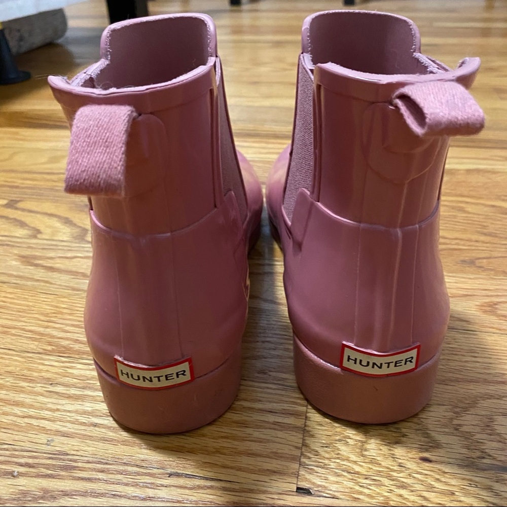 Hunter Boots Booties Pink